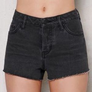 Mid-Rise Jeans Shorts